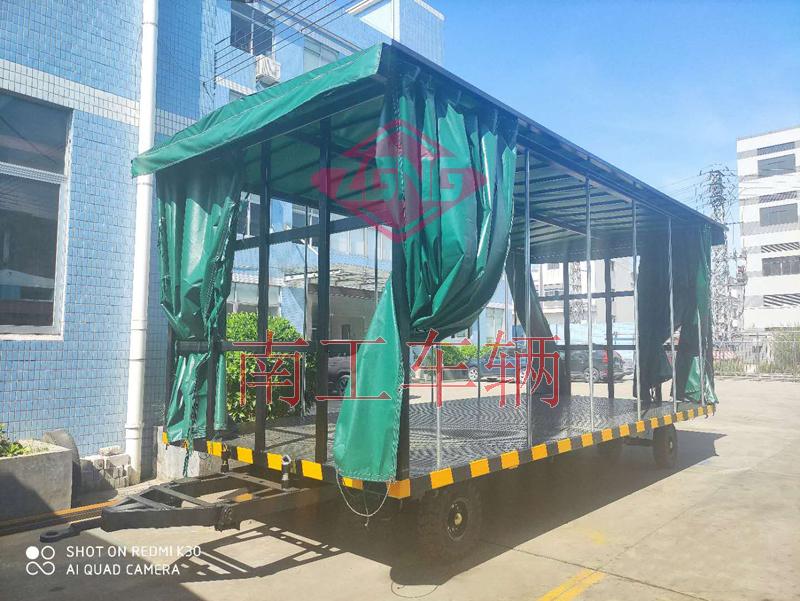 15吨雨篷双牵引米兰（中国）篷式工具周转拖车