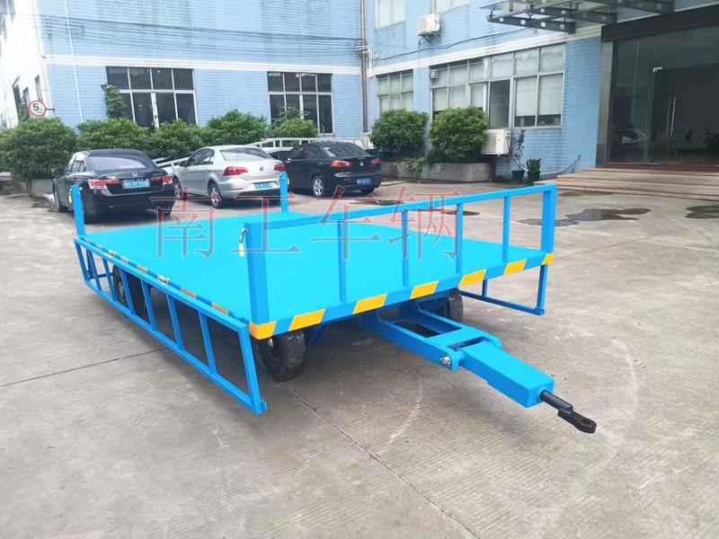 5吨下翻护栏型米兰（中国） 无动力牵引工具拖车